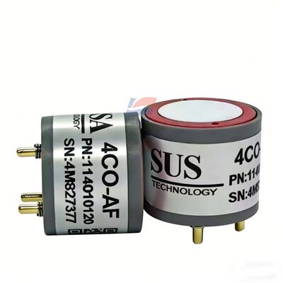 เซ็นเซอร์ก๊าซคาร์บอนมอนอกไซด์ (CO) แบบอิเล็กโทรเคมี 4CO-AF สำหรับเครื่องตรวจจับความปลอดภัยในชีวิตส่วนใหญ่ รวมถึงเครื่องตรวจวัดความปลอดภัยในอุตสาหกรรม