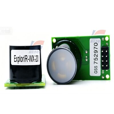YJJ GSS ExplorIR-WX-20 NDIR เครื่องตรวจจับก๊าซ CO2 0-20% การออก UART พลังงานต่ําสําหรับเครื่องตรวจจับอากาศแบบพกพา