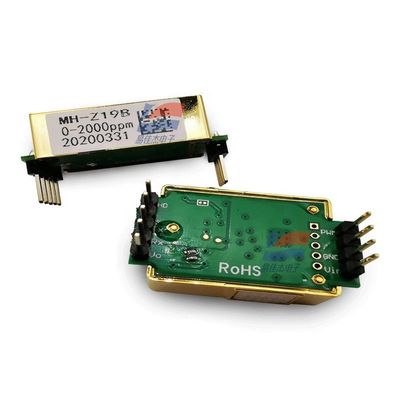 MH-Z19B คาร์บอนไดออกไซด์ NDIR เครื่องตรวจจับก๊าซ CO2 PWM Output Sensor Module PIN Connected Analog
