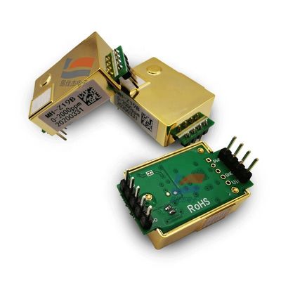 MH-Z19B คาร์บอนไดออกไซด์ NDIR เครื่องตรวจจับก๊าซ CO2 PWM Output Sensor Module PIN Connected Analog