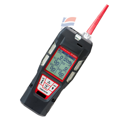 GX-6000 เครื่องตรวจจับก๊าซคาร์บอนไดออกไซด์แบบอินฟราเรดแบบไม่กระจายแบบพกพา