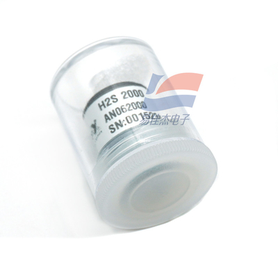 H2S 2000 เซนเซอร์ความรู้สึกของก๊าซสําหรับ 0-2000 Ppm ระยะการวัด 60 25 NA/ppm 10 Ohm Load Resistor