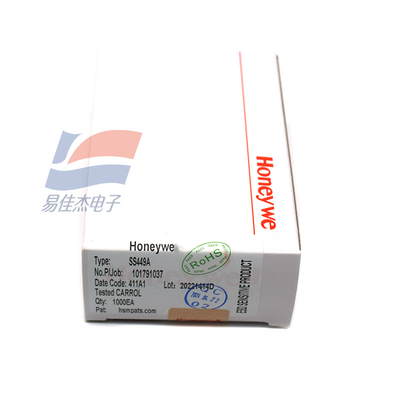 SS449A เครื่องตรวจจับอิฟเฟ็คต์ฮอลล์แบบคอมแพคท 12 วอลต์แบบมุมเดียว ที่มีอุณหภูมิการทํางานขั้นต่ํา -40.C