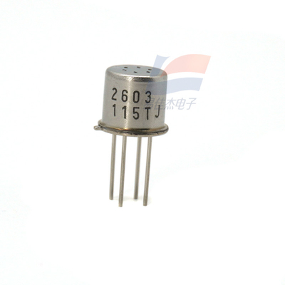 เครื่องตรวจจับก๊าซ TGS2603-B00 การบริโภคพลังงานต่ํา ความรู้สึกสูงต่อก๊าซกลิ่นเรียงเอมินและก๊าซกลิ่นซัลฟูรัส เพื่อตรวจจับกลิ่นและสารปนเปื้อนอากาศ