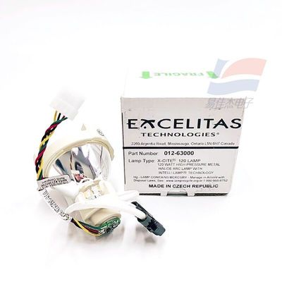 YJJ 012-63000 Excelitas หลอดไมโครสโคปหลอดธาตุ X-Cite 120 ซีรีส์ หลอดธาตุธาตุที่มีอายุการใช้งาน 200W
