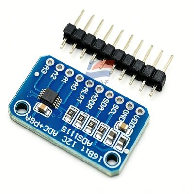 YJJ ADS1115 16 บิต ความละเอียดสูง Analog-to-Digital Converter ADC การพัฒนาคณะกรรมการ โมดูล 4 ช่องทาง