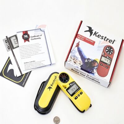 YJJ Kestrel NK3500 เครื่องวัดสภาพอากาศแบบมือถือ | เครื่องวัดความเร็วลมสำหรับการฉีดพ่นทางการเกษตรและ HVAC